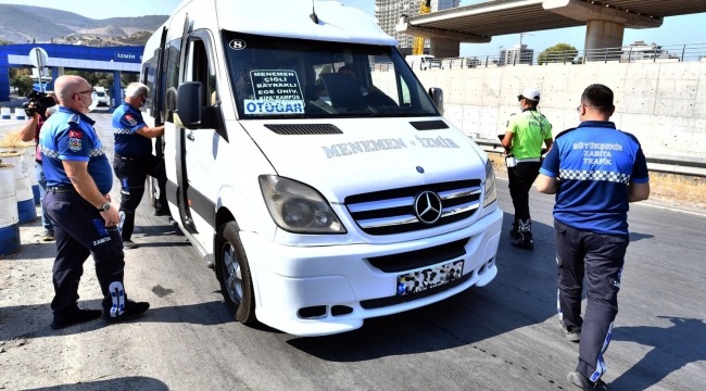 İzmir Büyükşehir Belediyesi’nden trafik kazalarına karşı denetim
