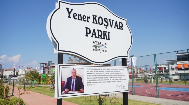 Muhtar Yener Koşvar'ın adı parkta yaşayacak