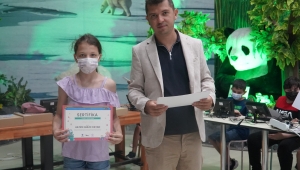 Öğrenciler sertifikalarını aldı