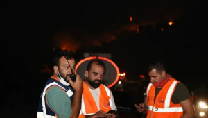 Orman yangınında gönüllülerin asılsız ihbar mesaisi