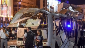Rusya’da korkunç anlar! Yolcu otobüsü böyle patladı
