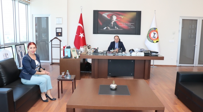 ŞERİFE MÜNİRE BURCU’DAN SERTESER’E ZİYARET