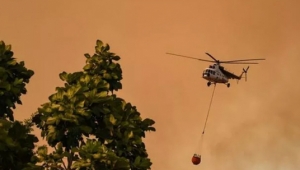 Yangın söndürme helikopteri düştü iddiası! Orman Genel Müdürlüğü'nden açıklama geldi