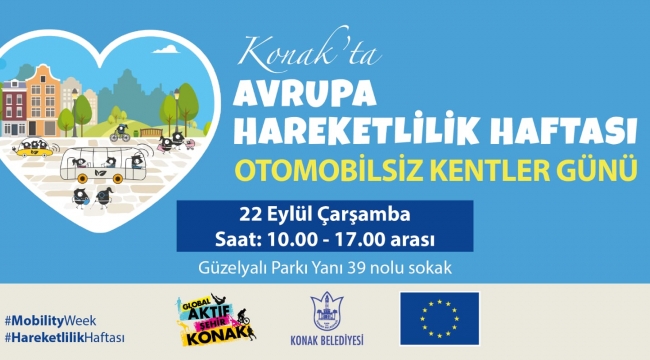 Avrupa Hareketlilik Haftası’nda Konak fark yaratacak