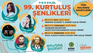 MENEMEN KURTULUŞUNU BÖYLE KUTLAYACAK