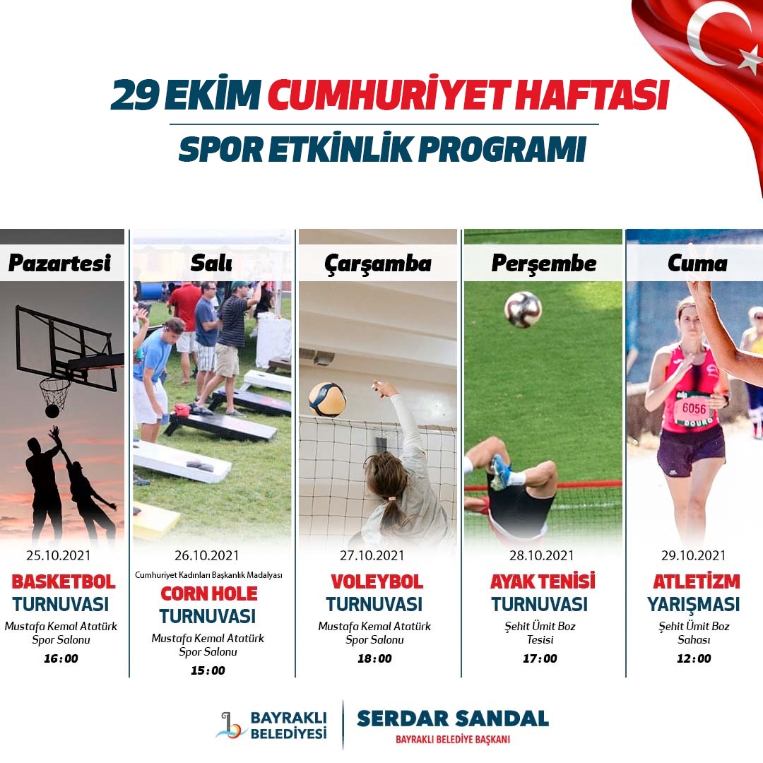 BAYRAKLI'DA CUMHURİYET HAFTASI
