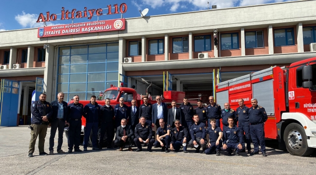 CHP’li Sertel’den Ankara itfaiyesine ziyaret