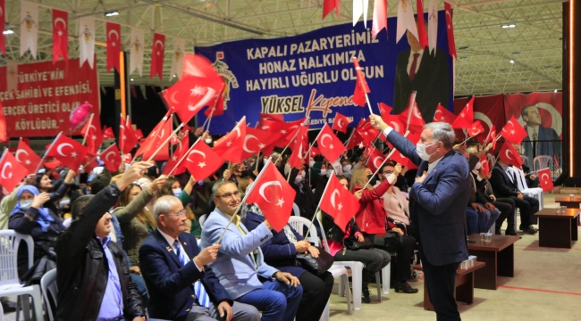 HONAZ'DA CUMHURİYET KONSERİ COŞKUSU