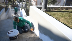 Kuşadası'nda Sarp Kayalıklar Parka Dönüşüyor