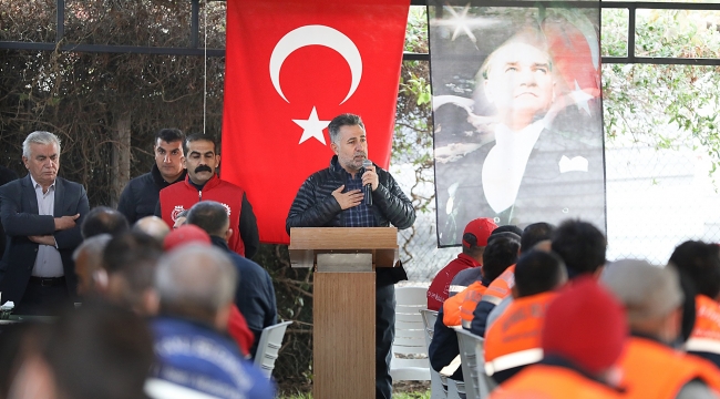 Başkan Sandal İşçilere Seslendi; 