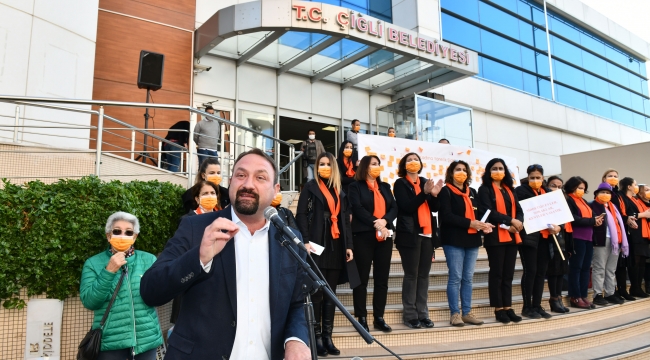 Çiğli'de Kadınlar 25 Kasım'da Sahaya İndi