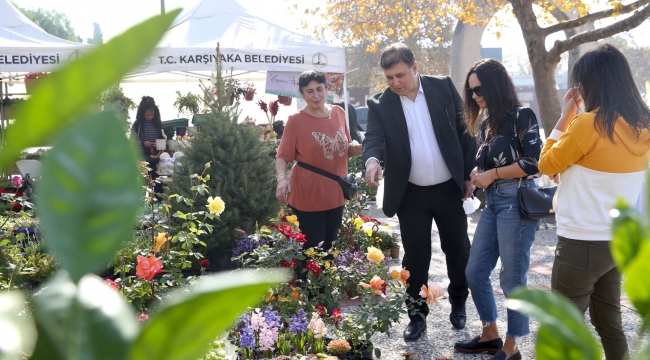 Karşıyaka ‘Sonbahar Çiçek Festivali’ ile renklendi 