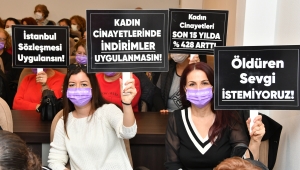 Narlıdere'nin kadınları ‘şiddete hayır’ dedi!