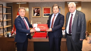 Başkan İduğ ve Çapın’dan Yücel’e hayırlı olsun ziyareti 