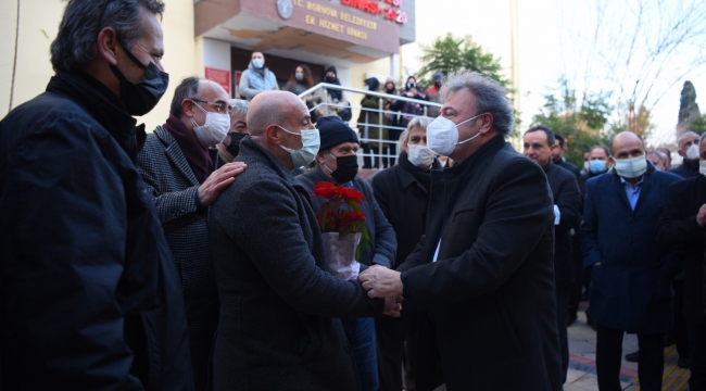 Başkan Mustafa İduğ’a coşkulu karşılama