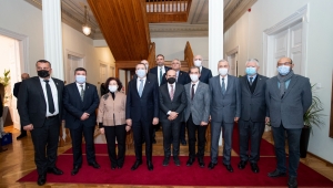 Başkan Soyer Ayvalık Belediye Başkanı Ergin’i ağırladı