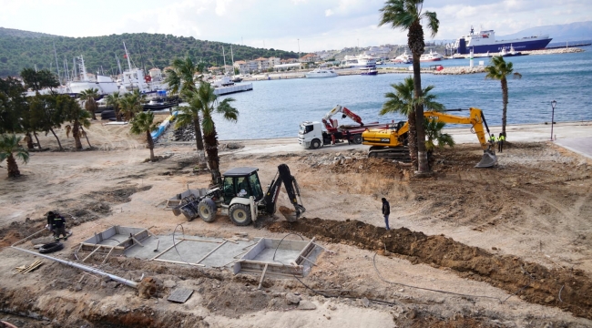 Çeşme Meydanı’nındaki kaçak yapılar yıkıldı