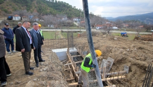 HONAZ’DA KARAÇAY SOSYAL TESİSİ İNŞAATI SÜRÜYOR
