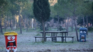 İzmir’de parklara renk geldi