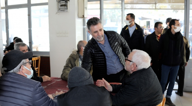 Başkan Sandal esnaf turunda: “Sabredin, aydınlık günler yakın”