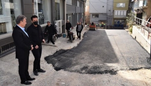Bornova asfalt üretimine başladı