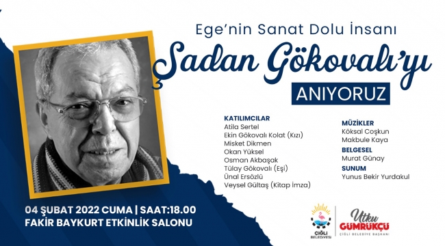 Halikarnas Balıkçısı’nın Manevi Oğlu Çiğli’de Anılacak