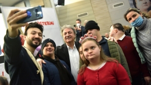 Başkan İduğ'un da rol aldığı kısa filmin gösterimi yapıldı