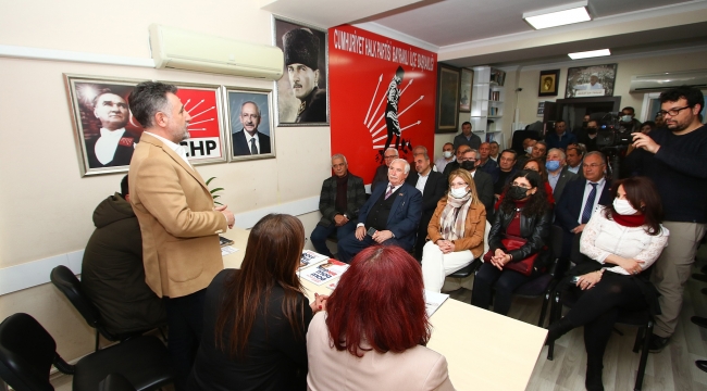 Başkan Sandal’dan CHP ilçeye ziyaret