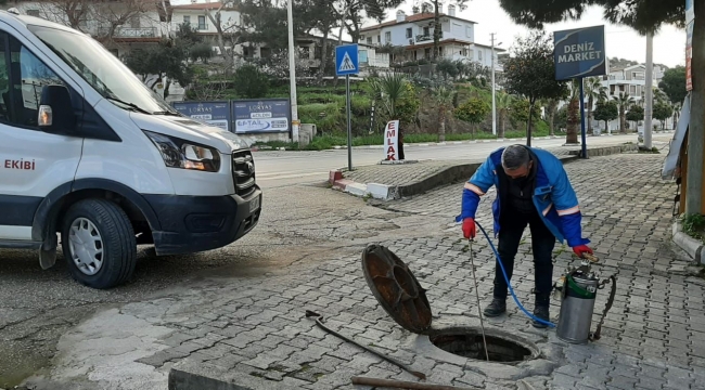 Menderes Belediyesi’nden ilaçlama seferberliği