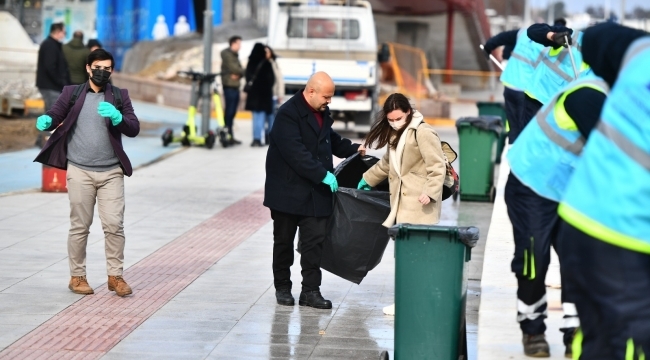 Temiz Körfez için el ele verdiler
