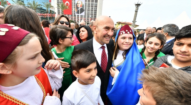 23 Nisan coşkusu İzmir’in dört bir yanında