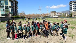 Bornova fidan dikimleriyle yeşilleniyor