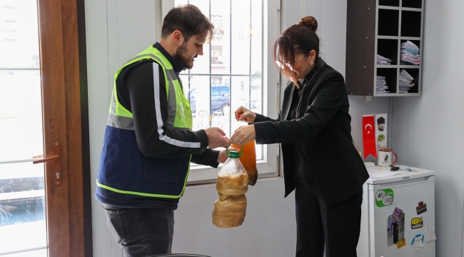 Buca Belediyesi 4 bin litre atık yağ topladı