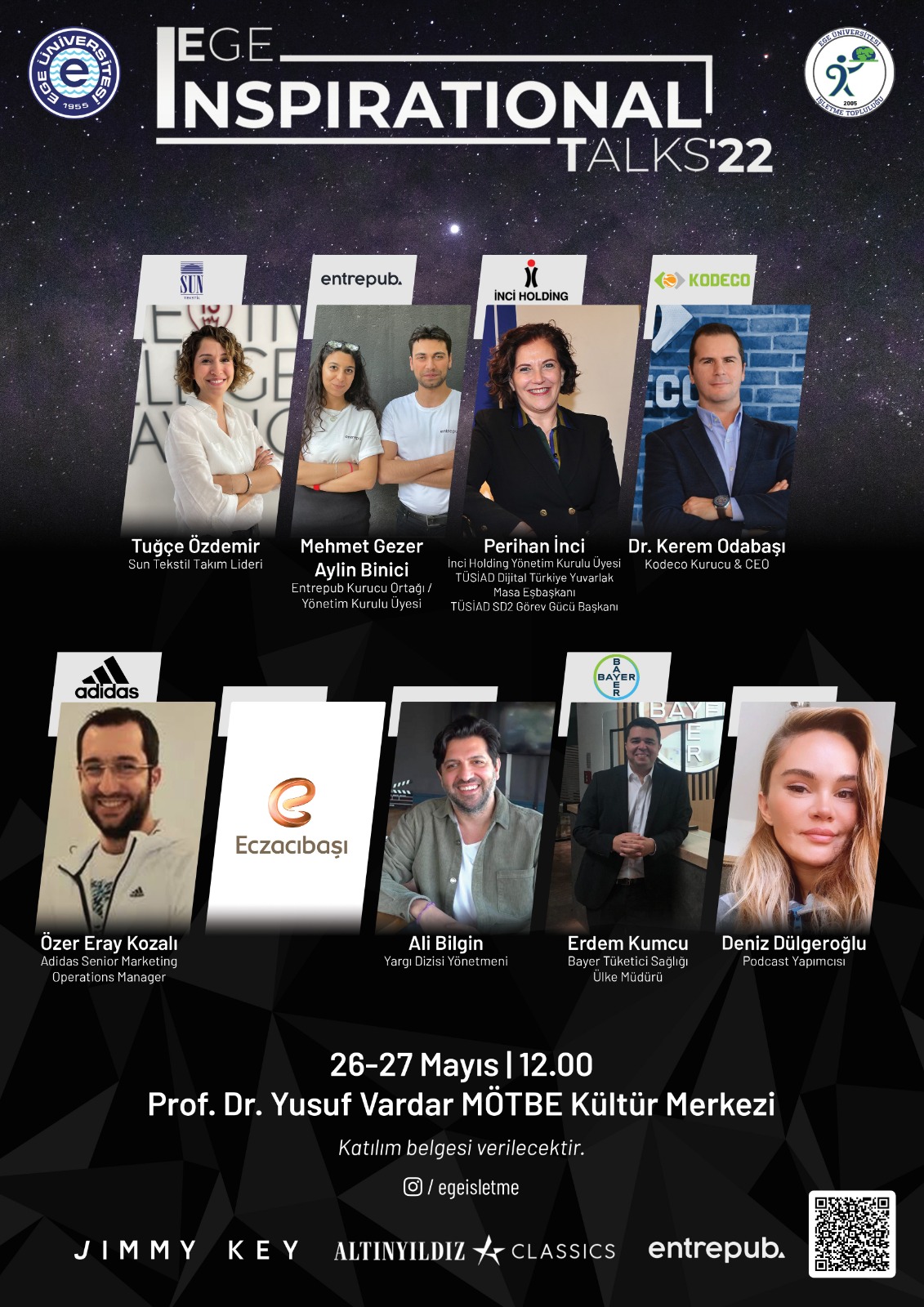  3. EGE INSPIRATIONAL TALKS BEKLEYENLERİYLE BULUŞUYOR ! 