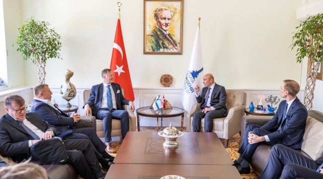 Başkan Soyer Finlandiya heyetini ağırladı