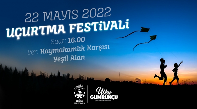 Çiğli Uçurtma Festivalinde Gökyüzü Atatürk ve Türk Bayraklarıyla Renklenecek