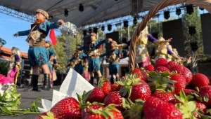 Emiralem Çilek Festivali’ne çoşkulu katılım