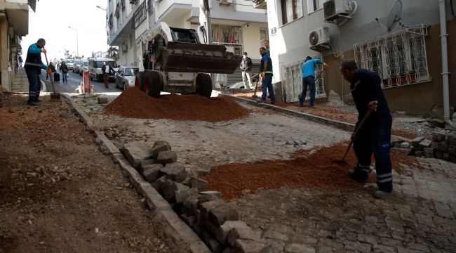 Konak’ın sokaklarında Yoğun çalışma