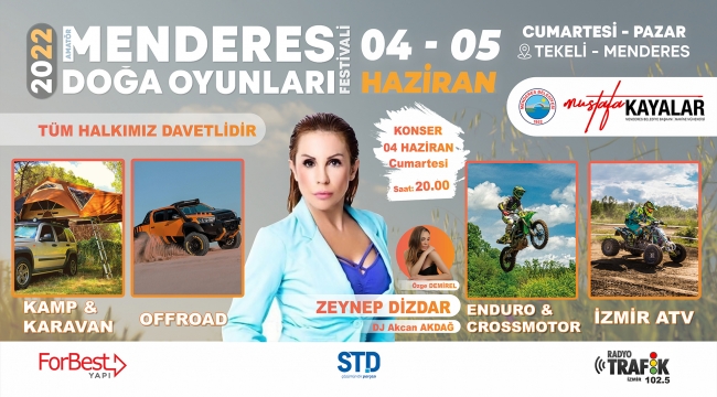 Menderes’te Doğa Oyunları Festivali başlıyor