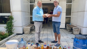 Atık yağlar can dostlara mama oluyor