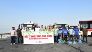 Çiğli’de Temizlik Seferberliği Sürüyor