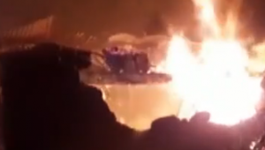 Ardahan'da çıkan yangında ev ile ahır hasar gördü