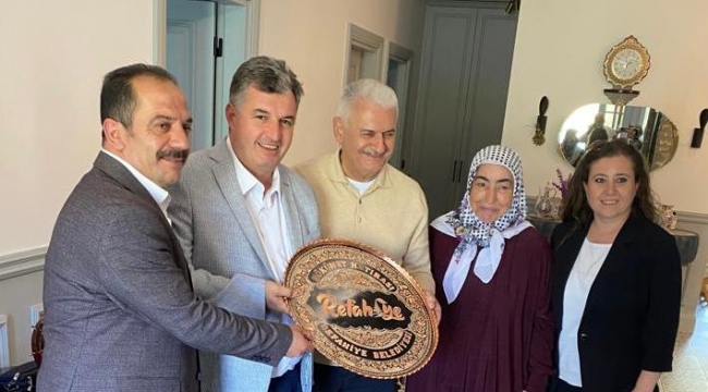 BİNALİ YILDIRIM’IN MEMLEKETİ REFAHİYE İLE KINIK KARDEŞ BELEDİYE OLDU 