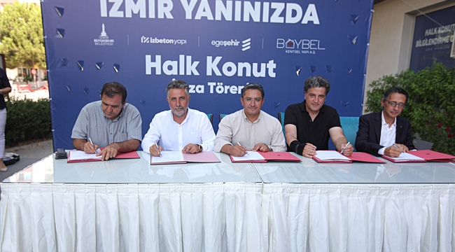 Halk Konut Projesi’nde ikinci imzalar atıldı