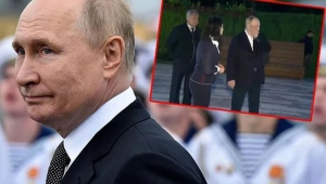 Putin'in yeni görüntüleri gündem oldu! Sağ kolunu kullanamıyor