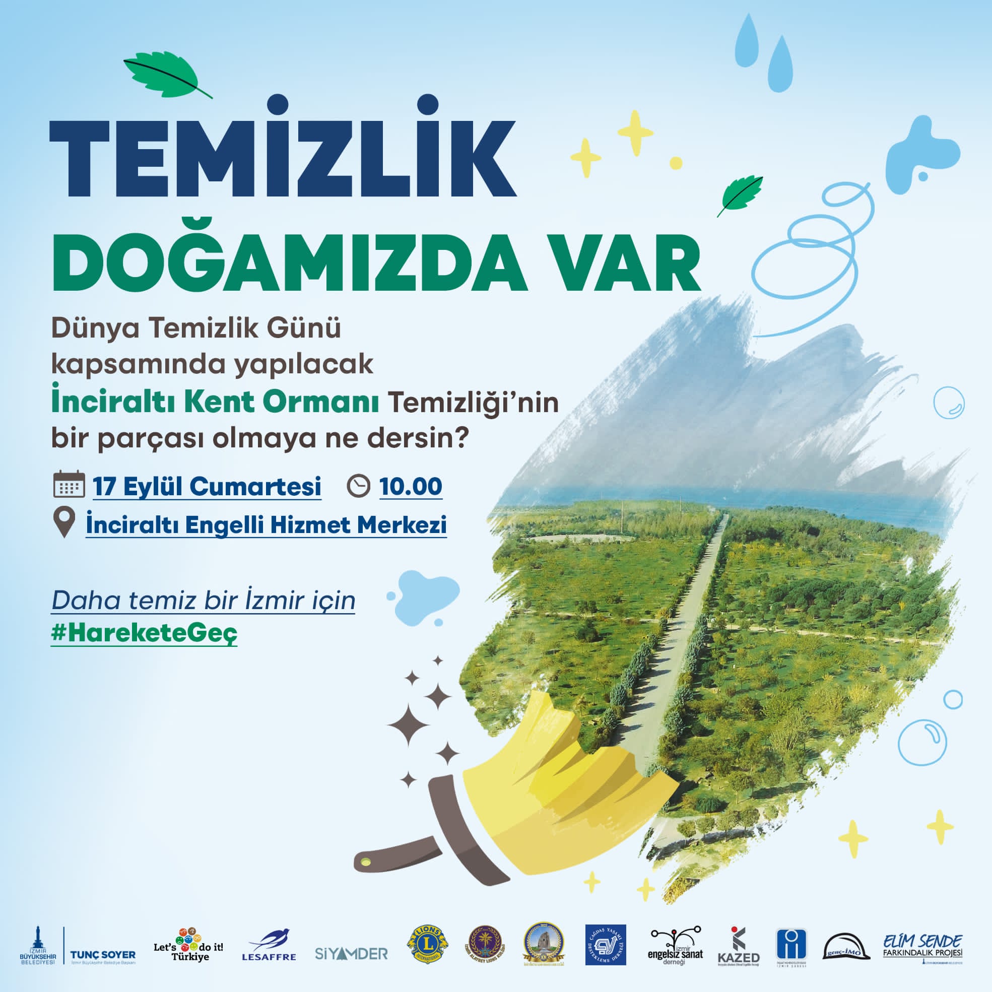 Bu kez İnciraltı Kent Ormanı için “Harekete Geç”