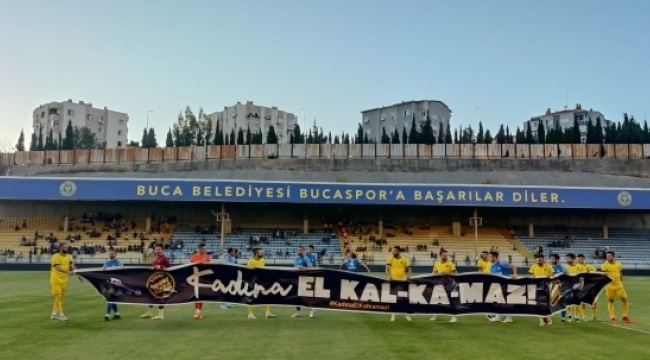 Bucaspor 1928'den kadına şiddete tepki