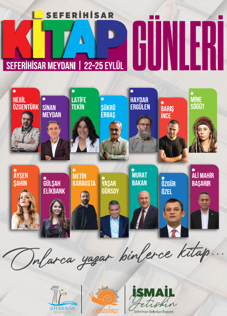 Seferihisar Kitap Günleri 22 Eylül'de başlıyor