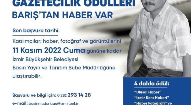23. Barış Selçuk Gazetecilik Ödülleri’ne başvurular başladı