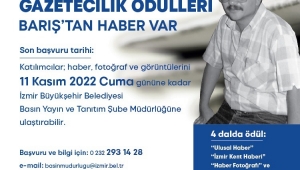 23. Barış Selçuk Gazetecilik Ödülleri’ne başvurular başladı